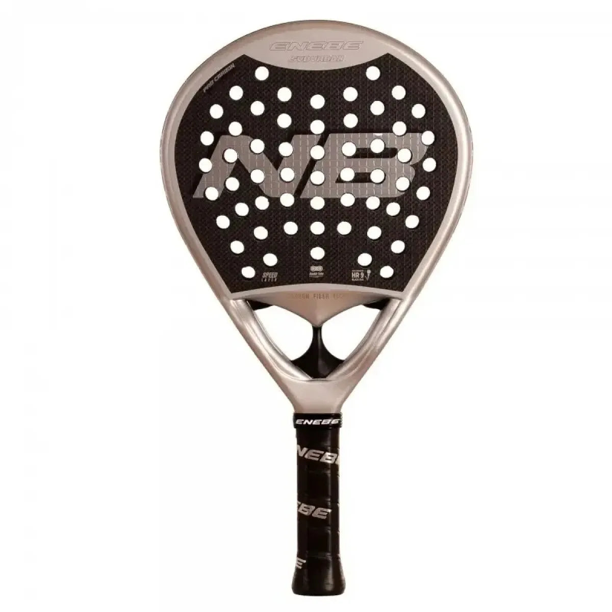 Raquette padel Enebe Suburban Silver 3K 2026 — vue de face