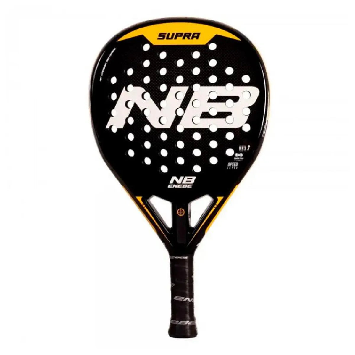 Raquette padel Enebe Supra 3k noir 2025 — vue de face
