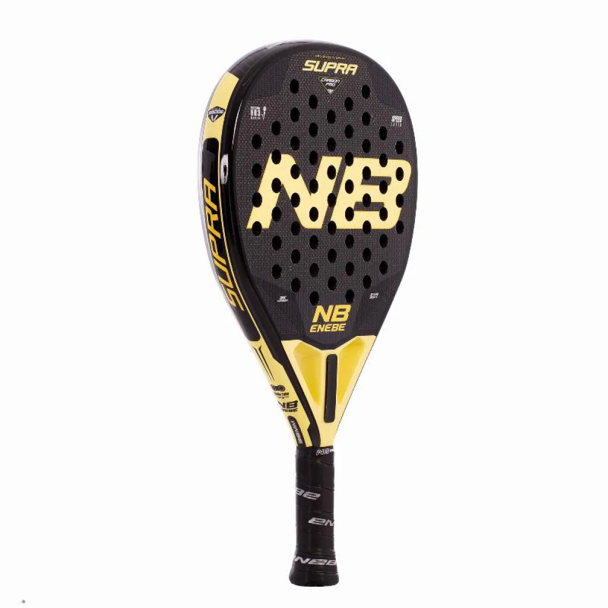 Raquette padel Enebe Supra jaune — vue de profil 2