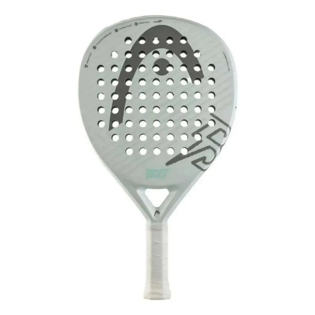 Raquette padel Head Bolt blanc gris 2026 — vue de face