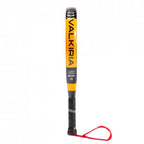 Raquette padel Joma Carolina Navarro Valkiria Pro 2.0 noir orange — vue de profil 2
