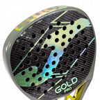 Raquette padel Joma Gold Pro vert jaune Jugadores — vue de profil 2