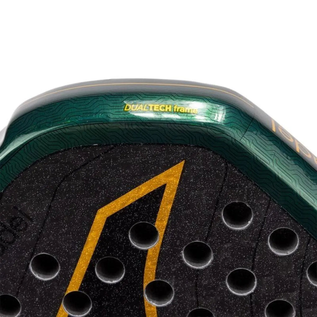 Raquette padel Joma Hyper Pro Soft vert noir — vue angle