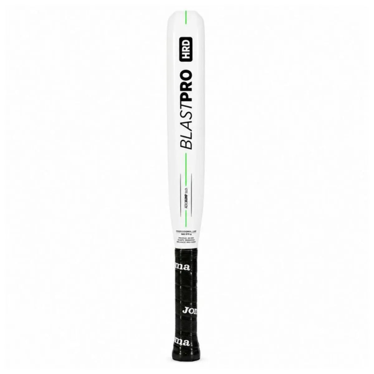 Raquette padel Joma Juanlu Esbri Blast Pro HRD blanc Royal — vue de profil