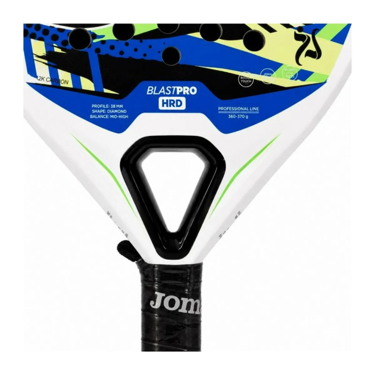 Raquette padel Joma Juanlu Esbri Blast Pro HRD blanc Royal — vue détail 2
