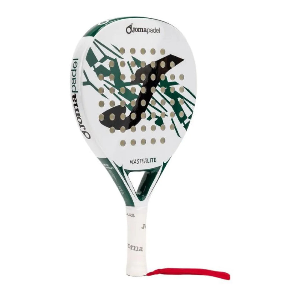 Raquette padel Joma Master blanc bleu — vue de profil