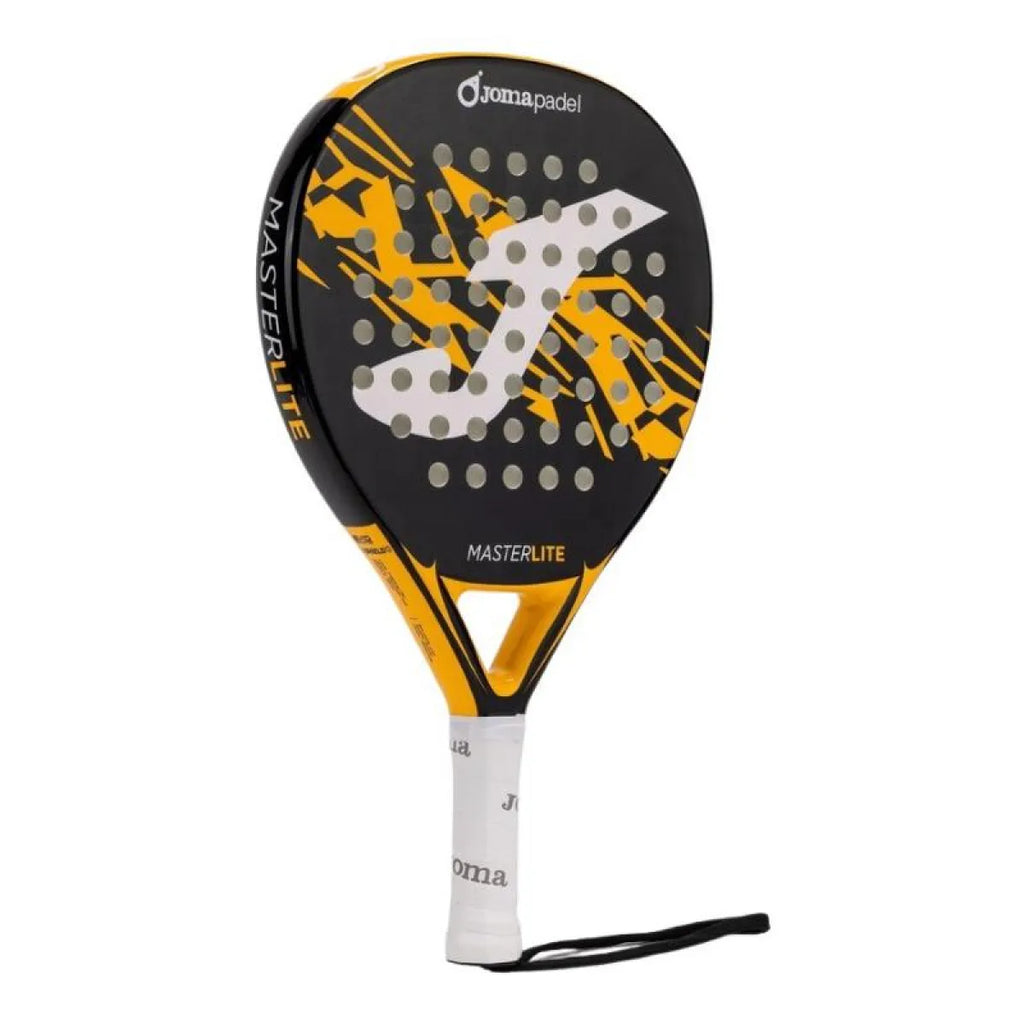 Raquette padel Joma Master noir orange — vue de profil