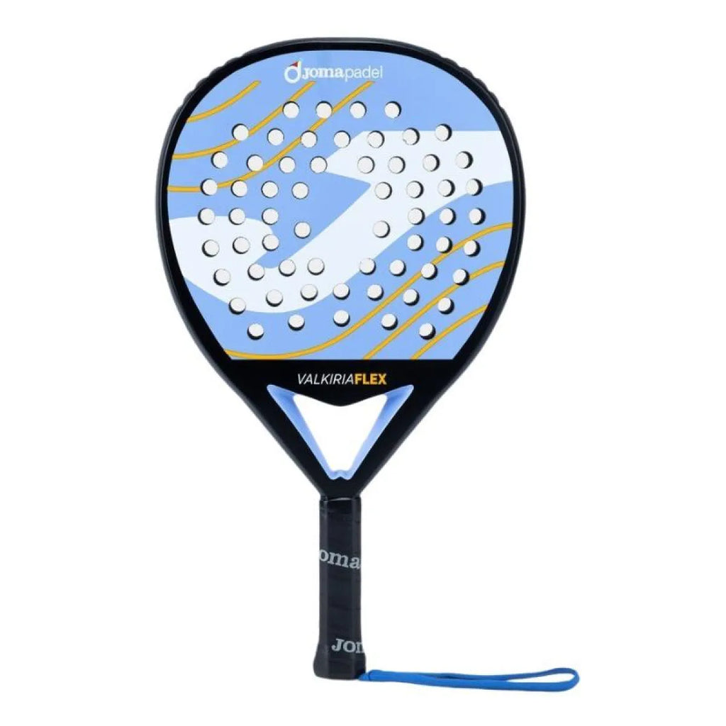 Raquette padel Joma Valkiria Flex bleu blanc — vue de face