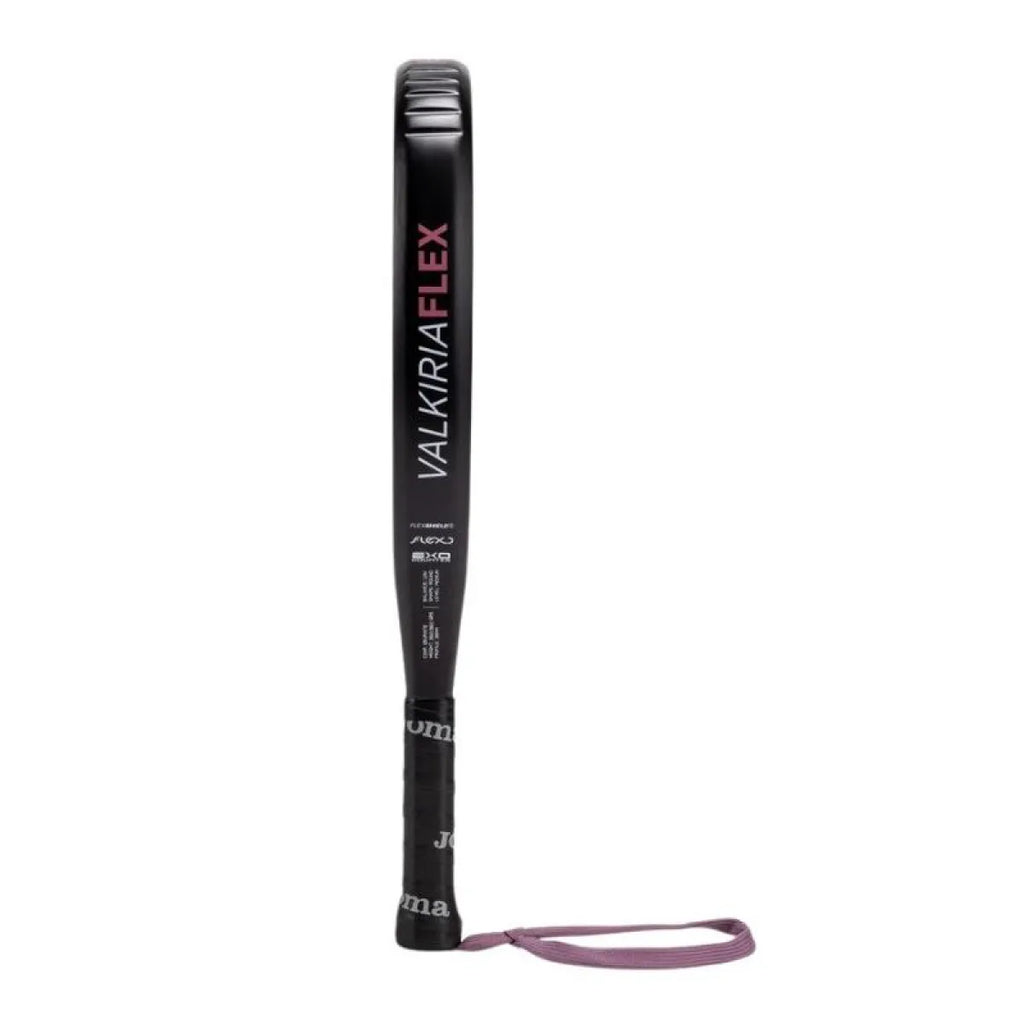 Raquette padel Joma Valkiria Flex noir rose — vue détail 2