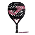 Raquette padel Joma Valkiria Flex noir rose — vue de face