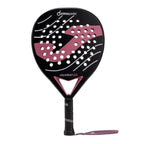 Raquette padel Joma Valkiria Flex noir rose — vue de face