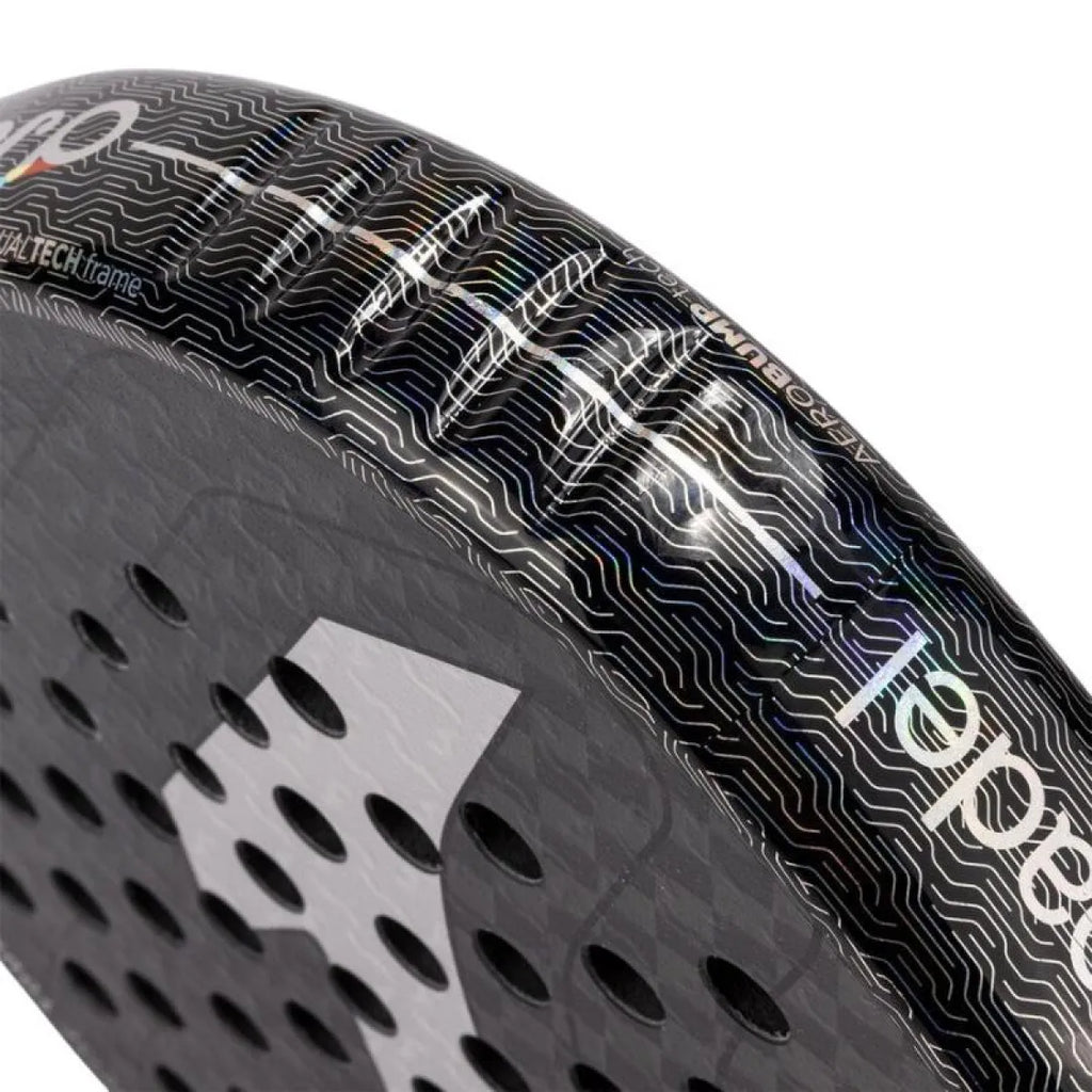 Raquette padel Joma Valkiria Pro HRD noir gris — vue de dos