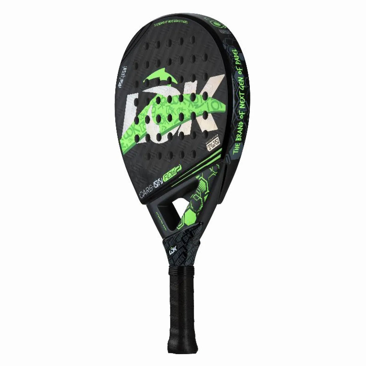 Raquette padel Lok Carb-On Flow 2 — vue de profil