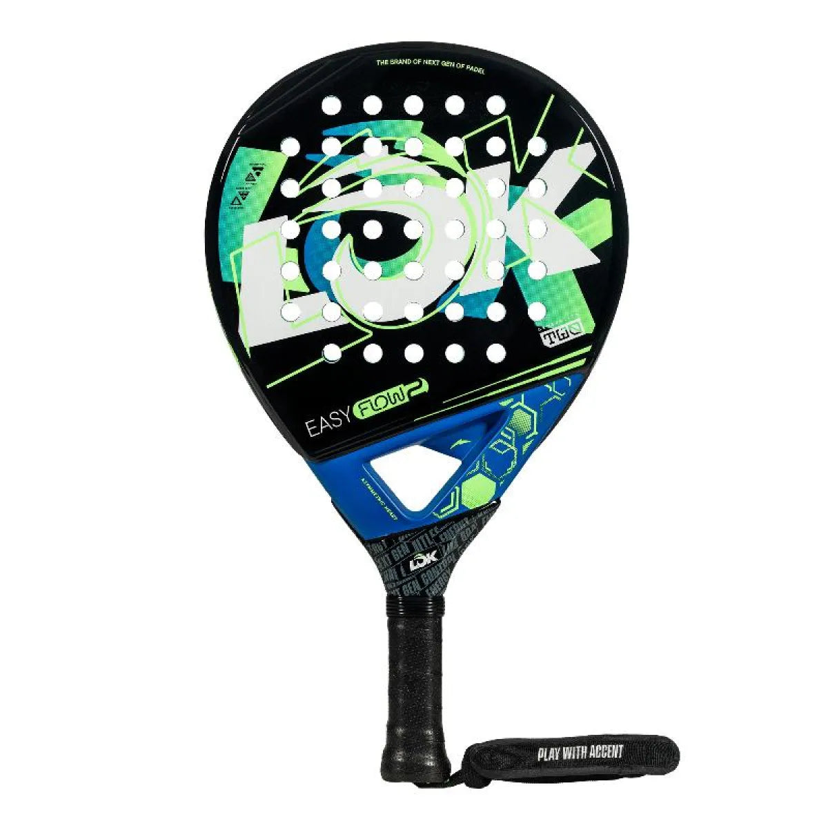 Raquette padel Lok Easy Flow 2 — vue de face
