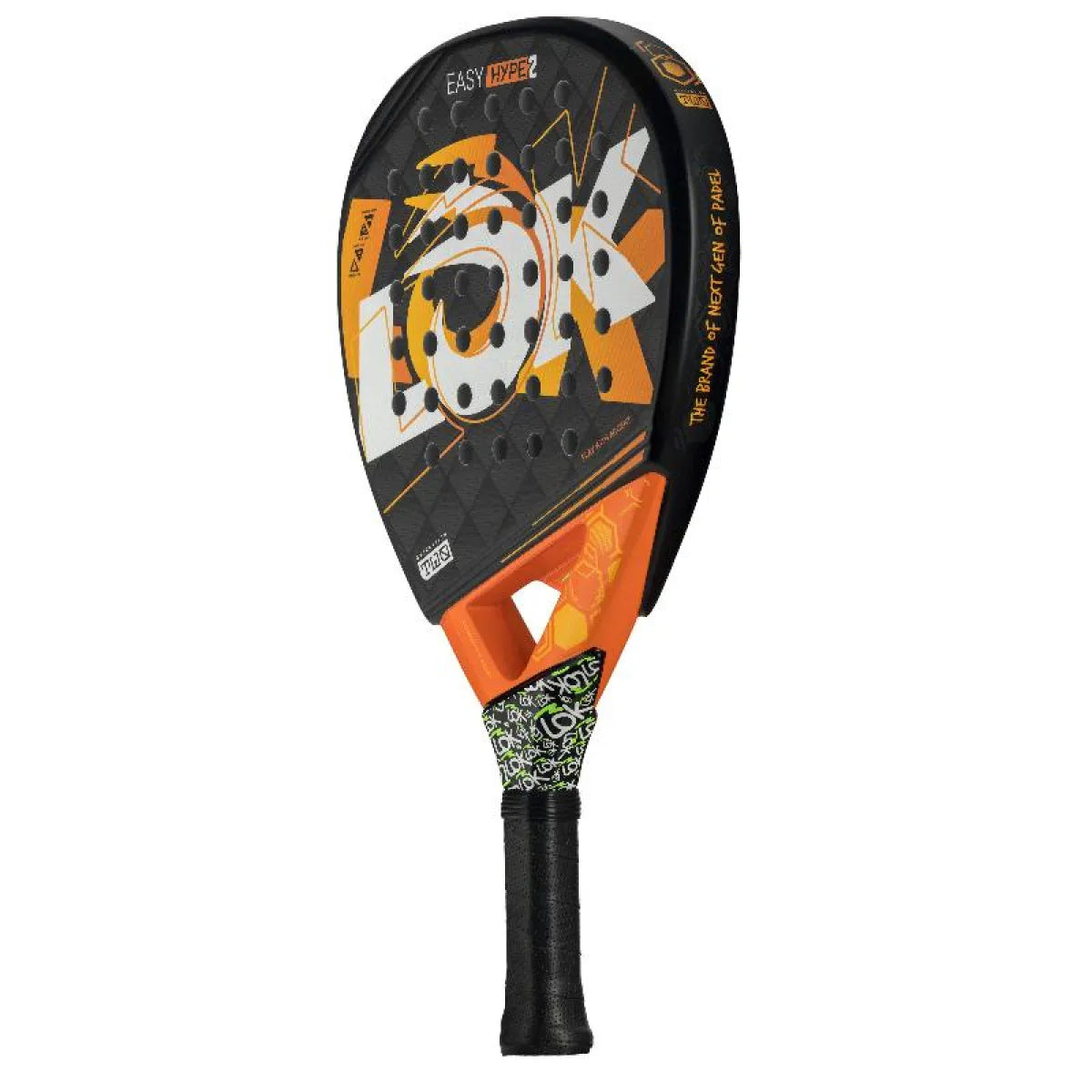 Raquette padel Lok Easy Hype 2 — vue de profil