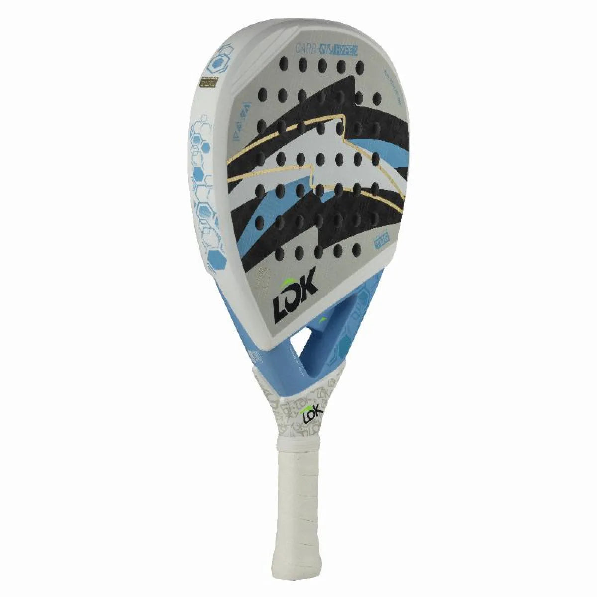 Raquette padel Lok Franco Dal Bianco Carb-On Hype 2 — vue de profil 2