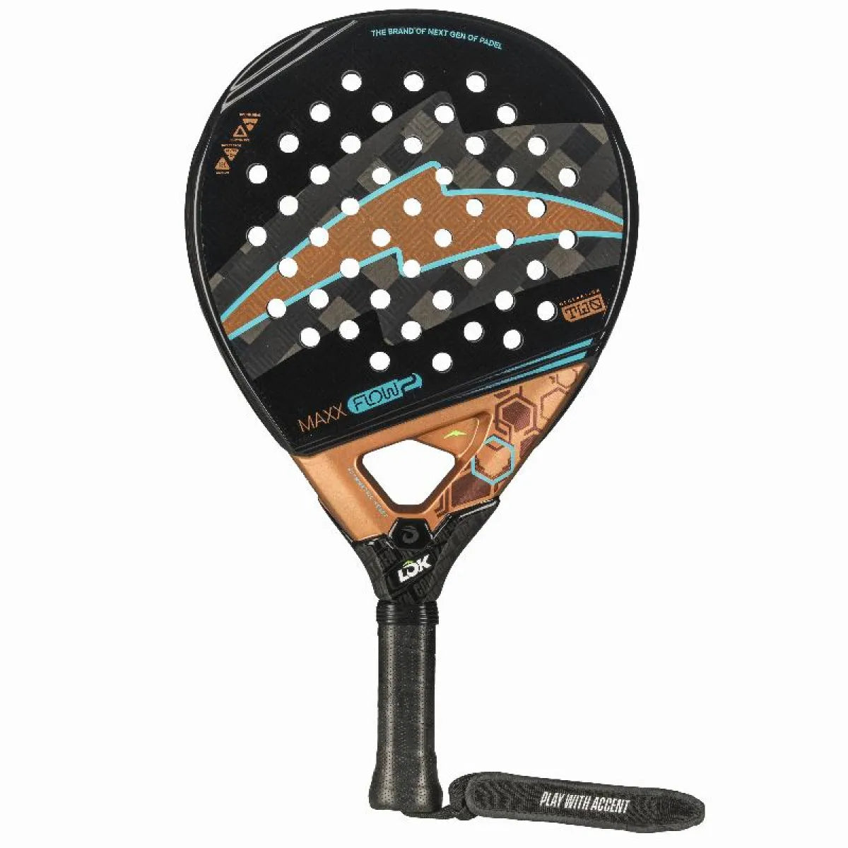 Raquette padel Lok Maxx Flow 2 — vue de profil