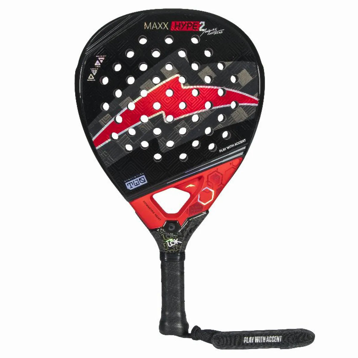 Raquette padel Lok Yanguas Maxx Hype 2 — vue de profil