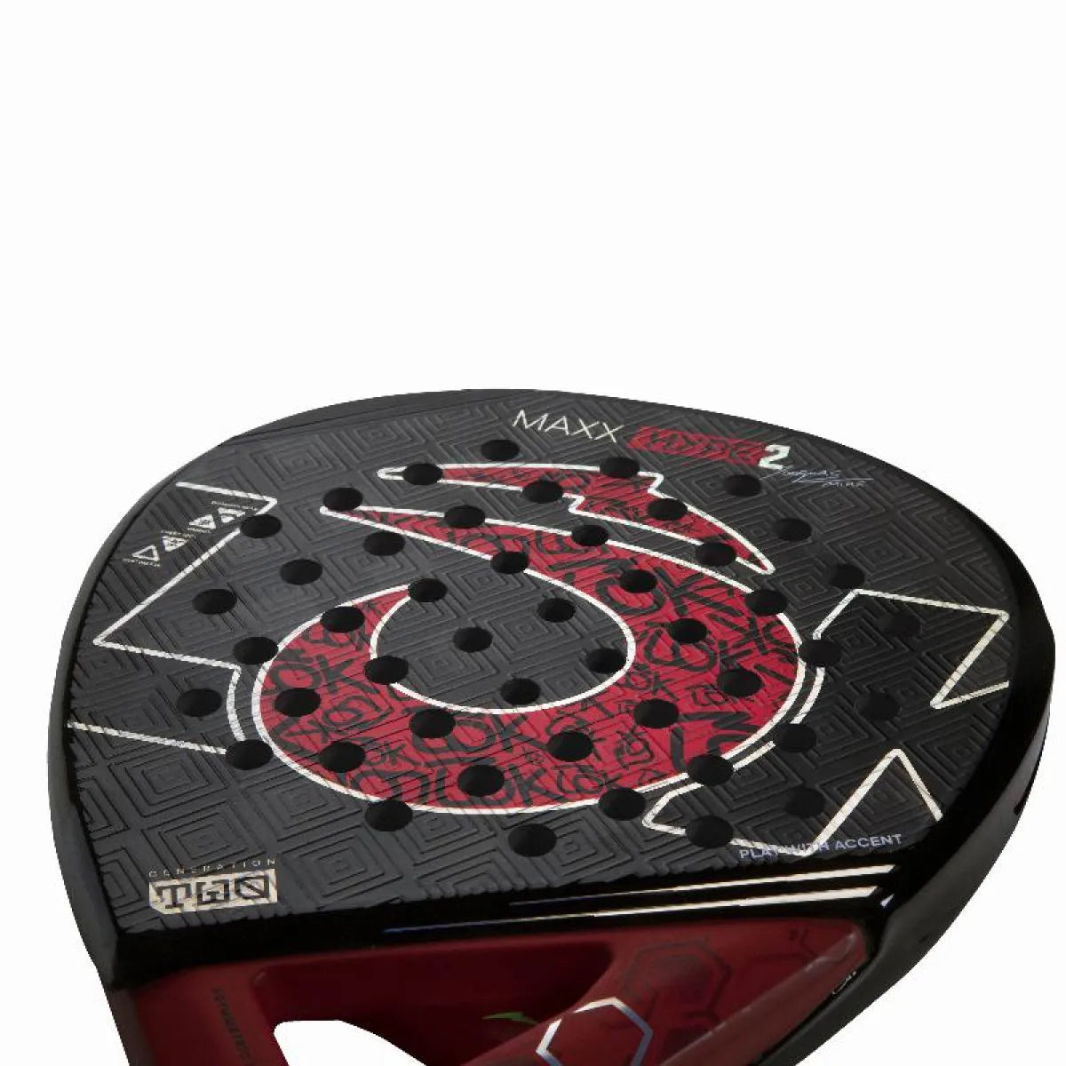 Raquette padel Lok Yanguas Maxx Hype 2 — vue en perspective