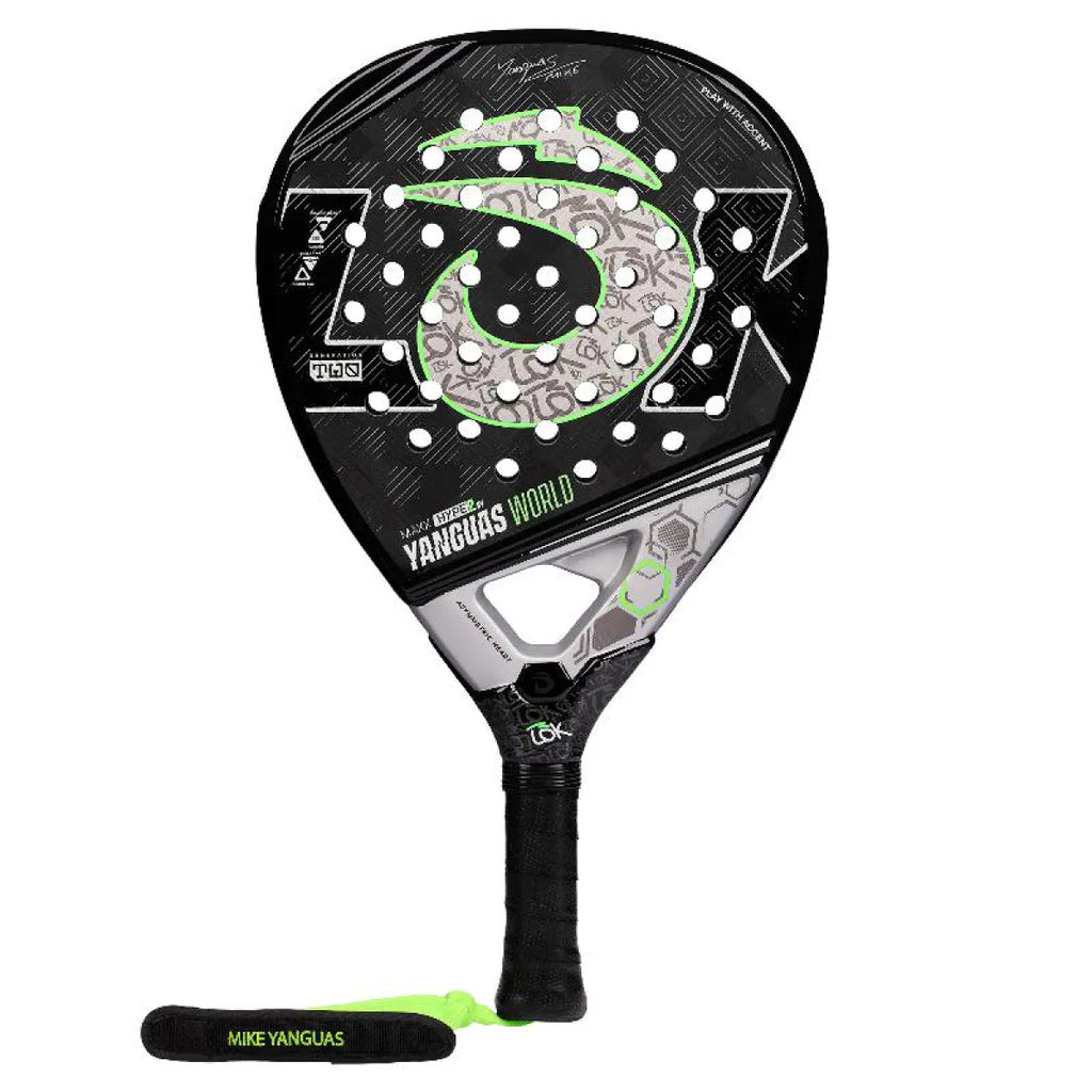 Raquette padel Lok Yanguas World Maxx Hype LTD — vue en perspective