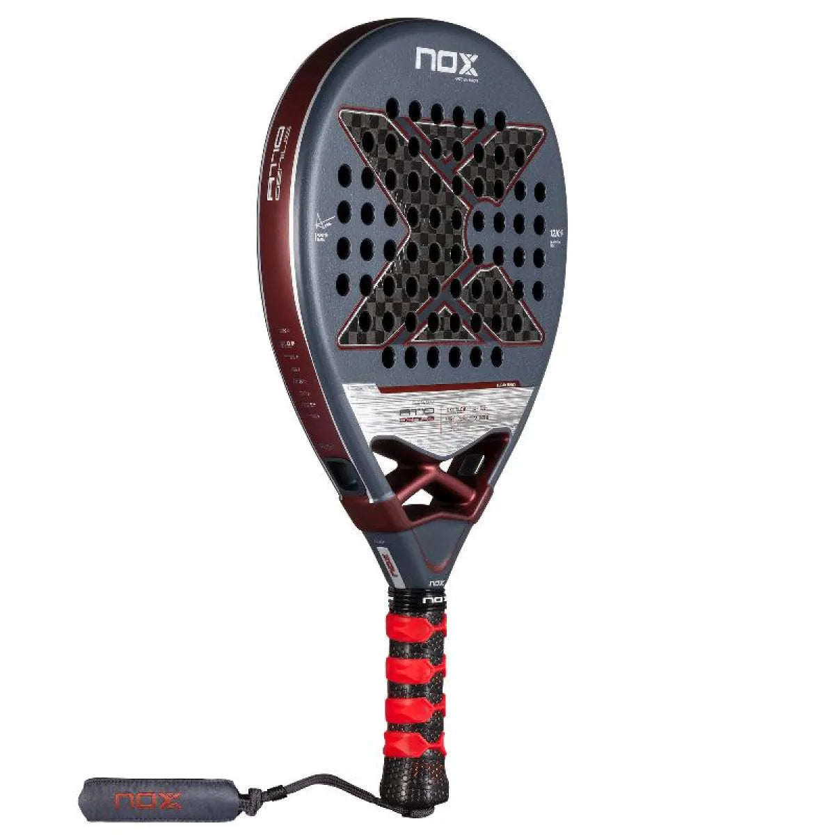 Raquette padel Nox Agustin Tapia AT10 Genius 12K 2025 — vue de profil
