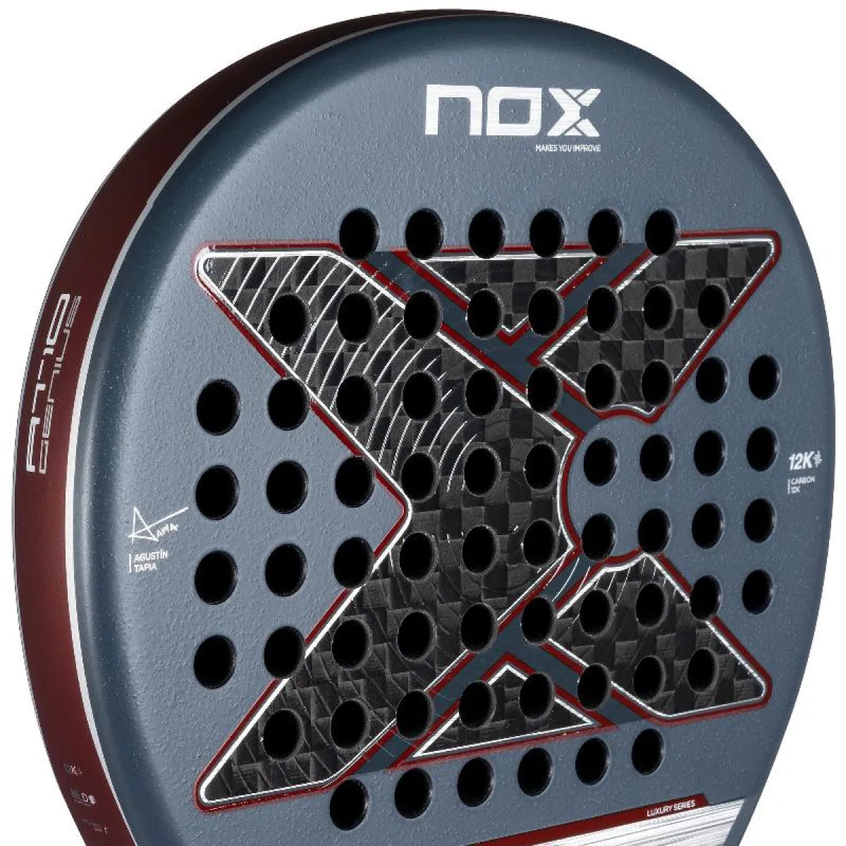 Raquette padel Nox Agustin Tapia AT10 Genius 12K 2025 — vue détail 1