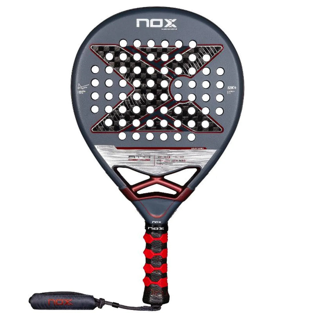 Raquette padel Nox Agustin Tapia AT10 Genius 12K 2025 — vue de face