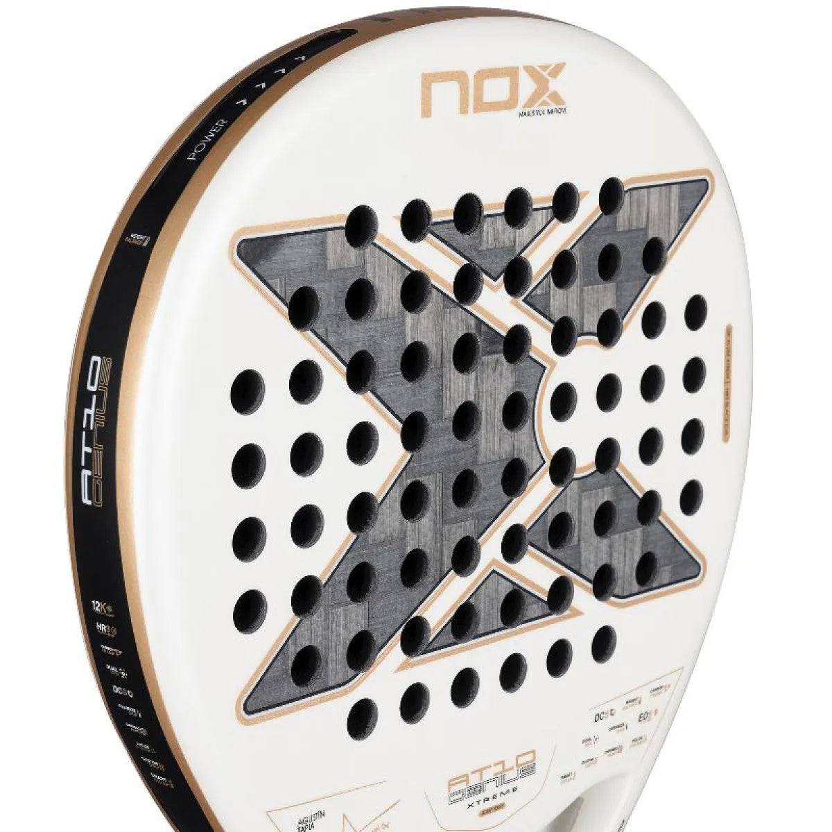 Raquette padel Nox Agustin Tapia AT10 Genius 12k Alum Xtreme 2026 — vue détail 1