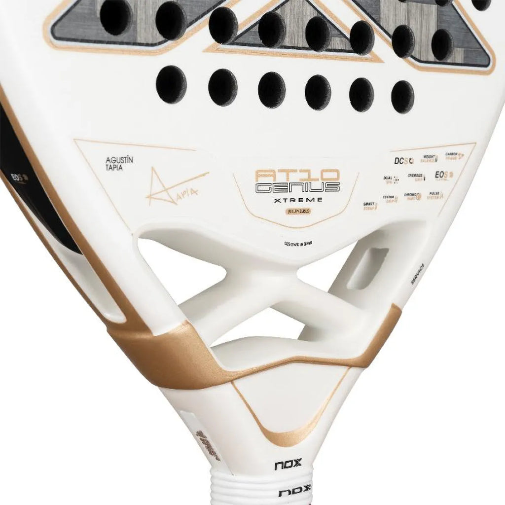 Raquette padel Nox Agustin Tapia AT10 Genius 12k Alum Xtreme 2026 — vue de dos