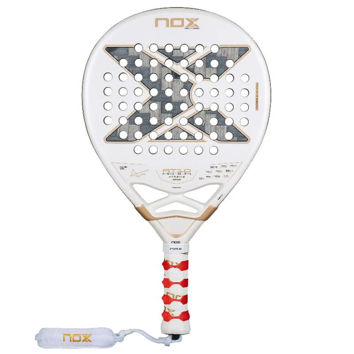 Raquette padel Nox Agustin Tapia AT10 Genius 12k Alum Xtreme 2026 — vue de face