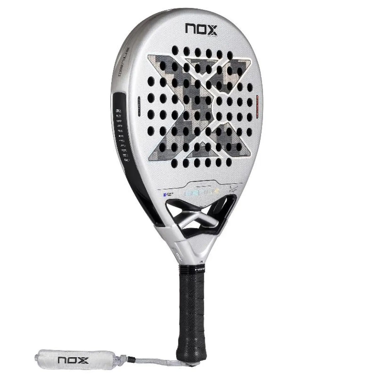 Raquette padel Nox Agustin Tapia AT10 Genius 12K Alum Xtreme 2027 — vue de profil