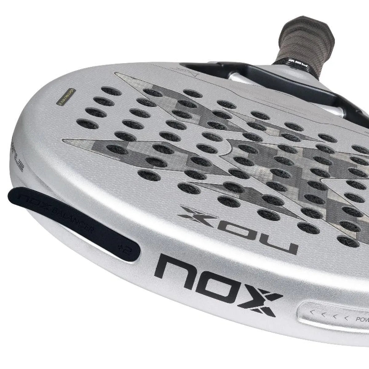 Raquette padel Nox Agustin Tapia AT10 Genius 12K Alum Xtreme 2027 — vue de dos