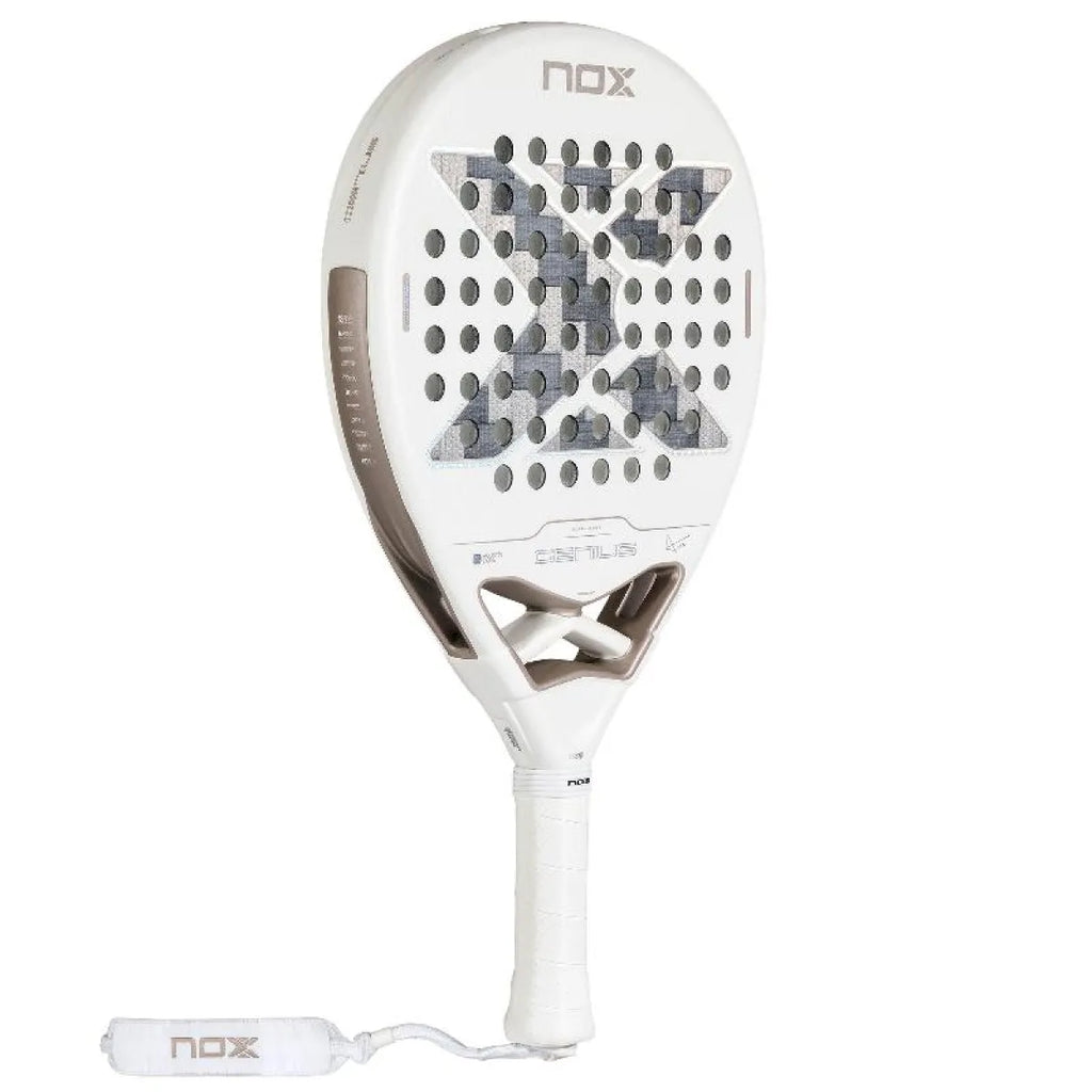 Raquette padel Nox Agustin Tapia AT10 Genius 12K Alum Xtreme Lite 2027 — vue de profil