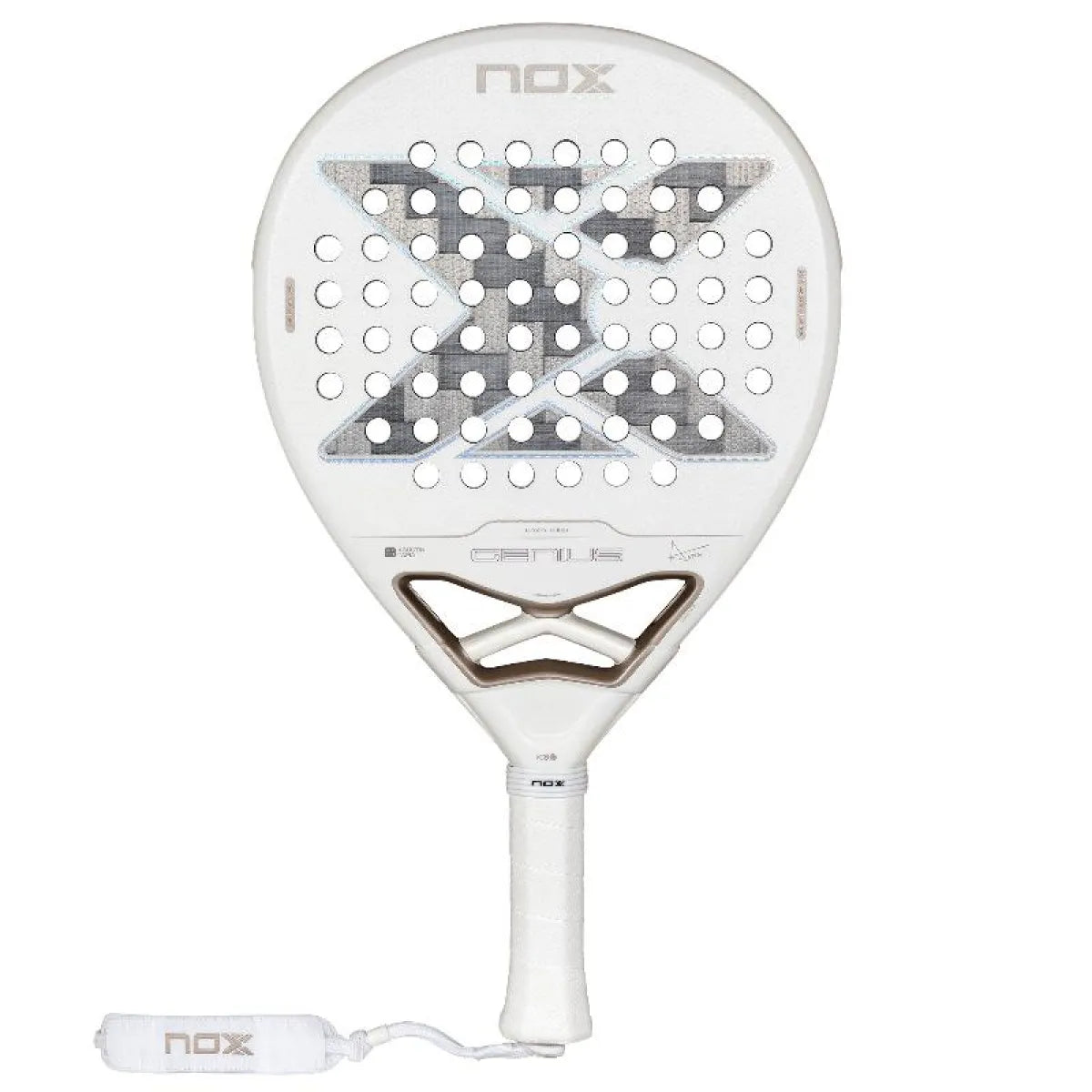 Raquette padel Nox Agustin Tapia AT10 Genius 12K Alum Xtreme Lite 2027 — vue de face