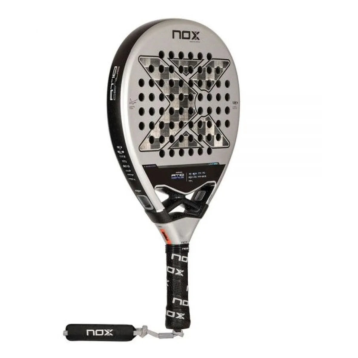 Raquette padel Nox Agustin Tapia AT10 Genius 18K 2024 — vue de profil
