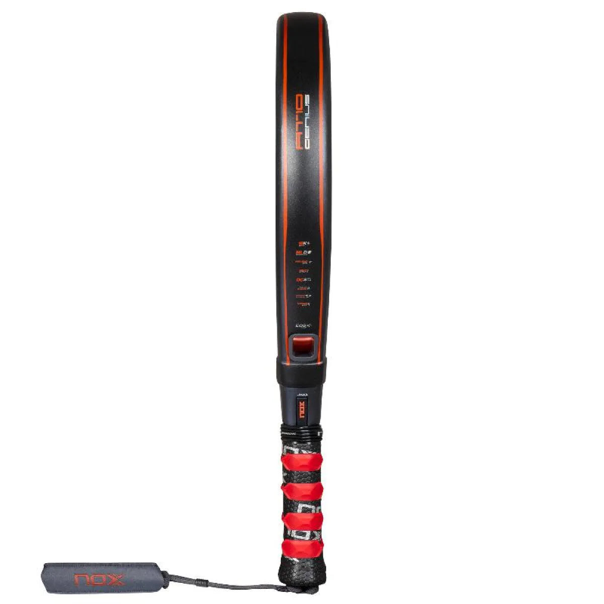 Raquette padel Nox Agustin Tapia AT10 Genius 18K Alum 2025 — vue de profil 2