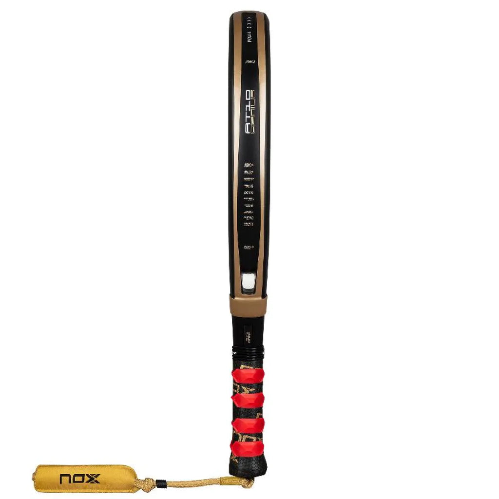 Raquette padel Nox Agustin Tapia AT10 Genius 18K Alum 2026 — vue de profil 2