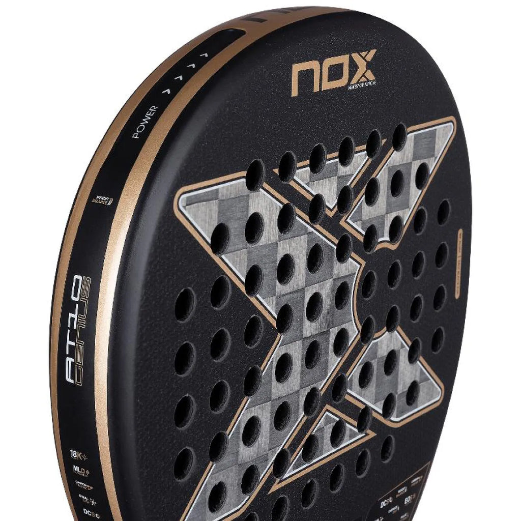 Raquette padel Nox Agustin Tapia AT10 Genius 18K Alum 2026 — vue détail 1