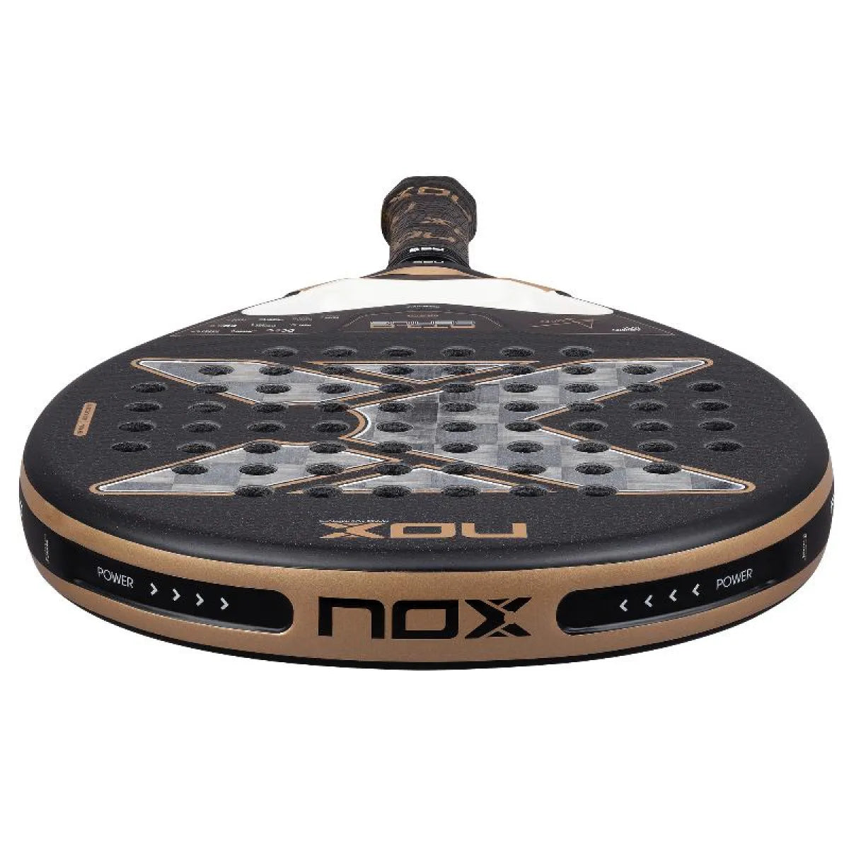Raquette padel Nox Agustin Tapia AT10 Genius 18K Alum 2026 — vue détail 2