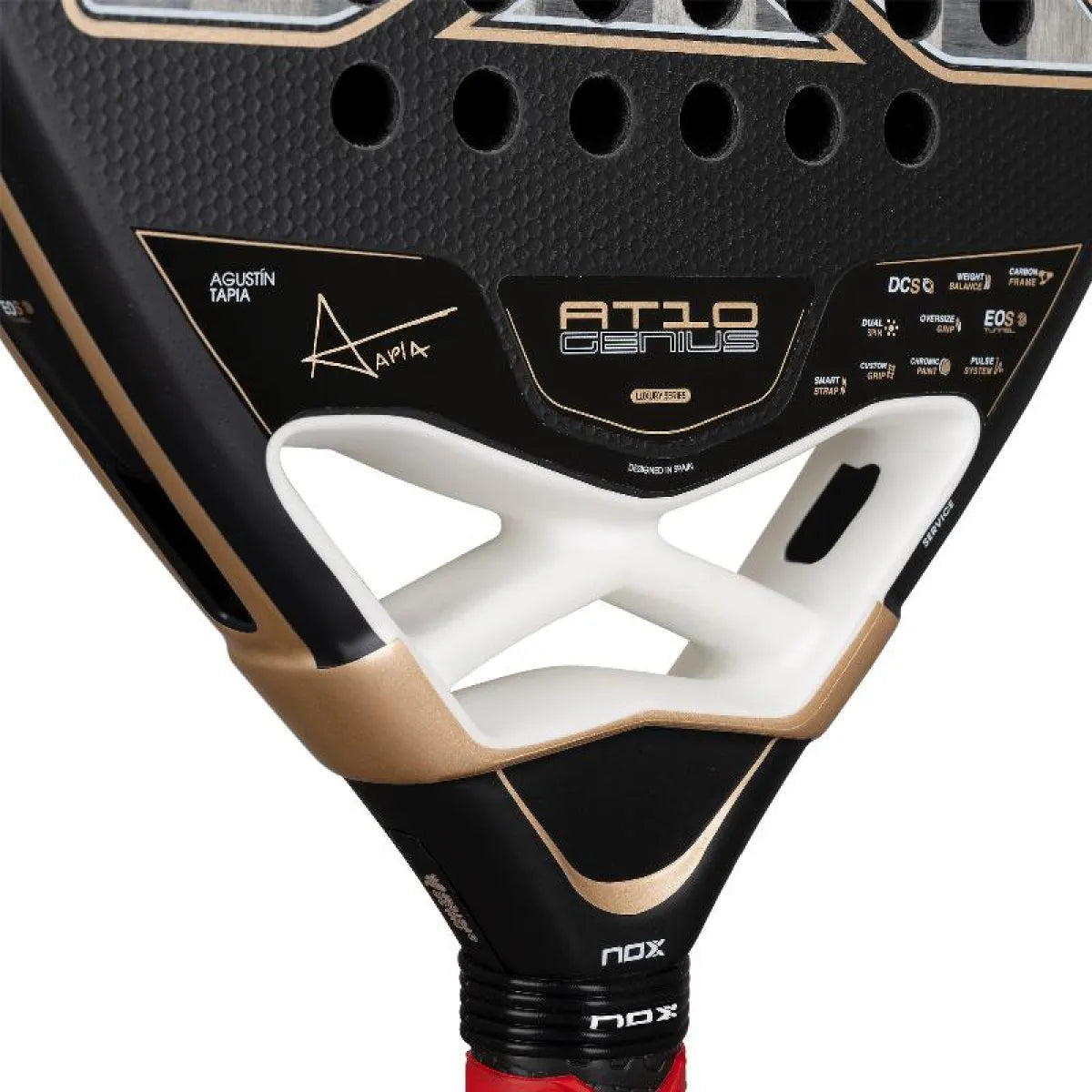 Raquette padel Nox Agustin Tapia AT10 Genius 18K Alum 2026 — vue de dos