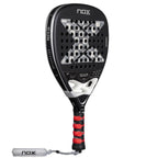 Raquette padel Nox Agustin Tapia AT10 Genius Attack 18K Alum 2026 — vue de profil