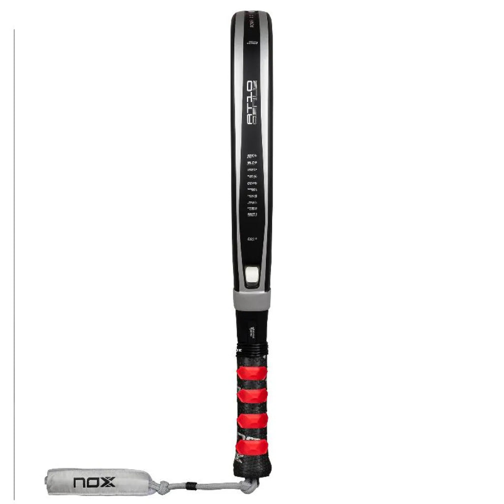 Raquette padel Nox Agustin Tapia AT10 Genius Attack 18K Alum 2026 — vue de profil 2