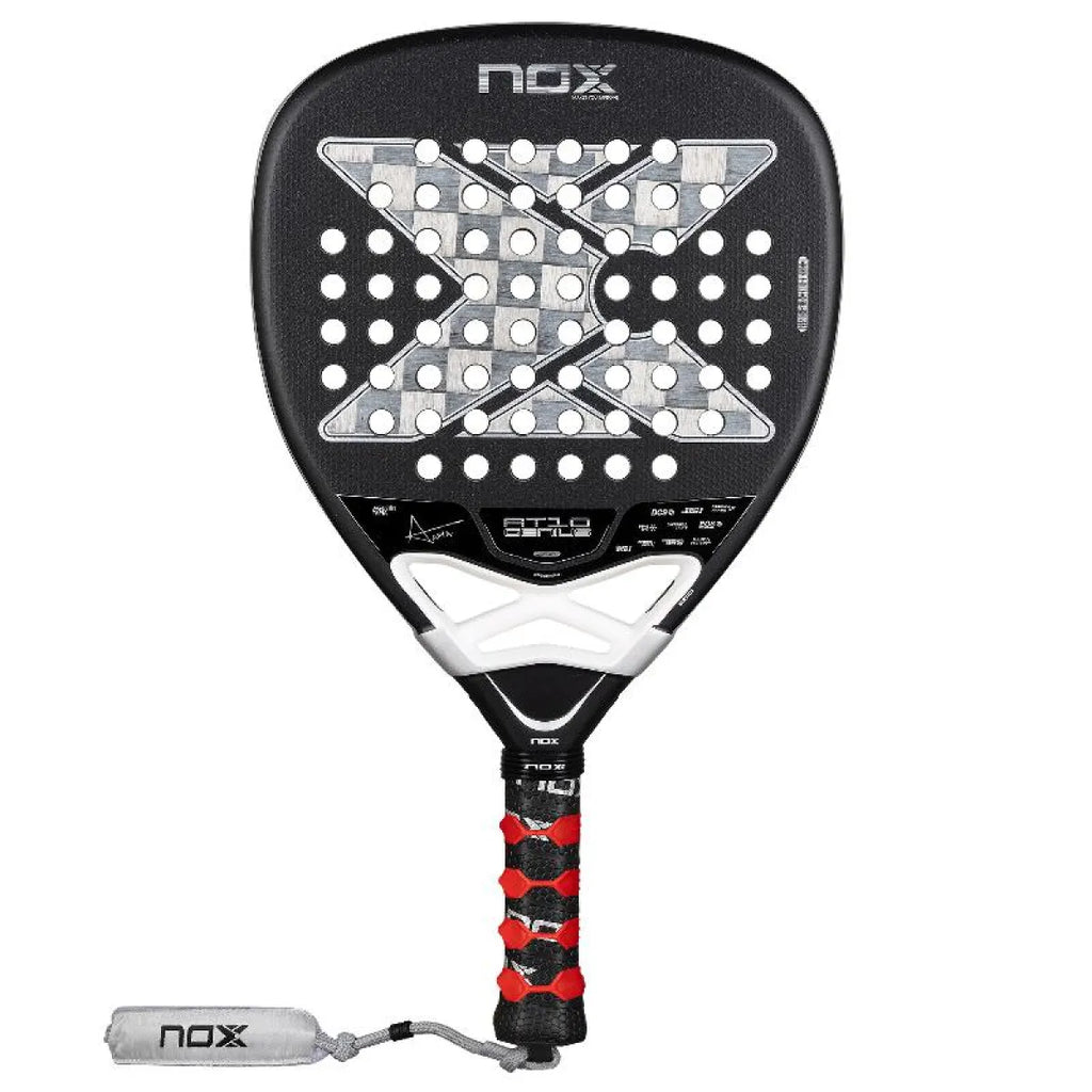 Raquette padel Nox Agustin Tapia AT10 Genius Attack 18K Alum 2026 — vue de face