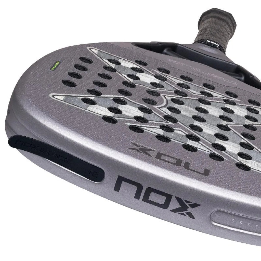 Raquette padel Nox Agustin Tapia AT10 Genius Attack 18K Alum 2027 — vue de dos