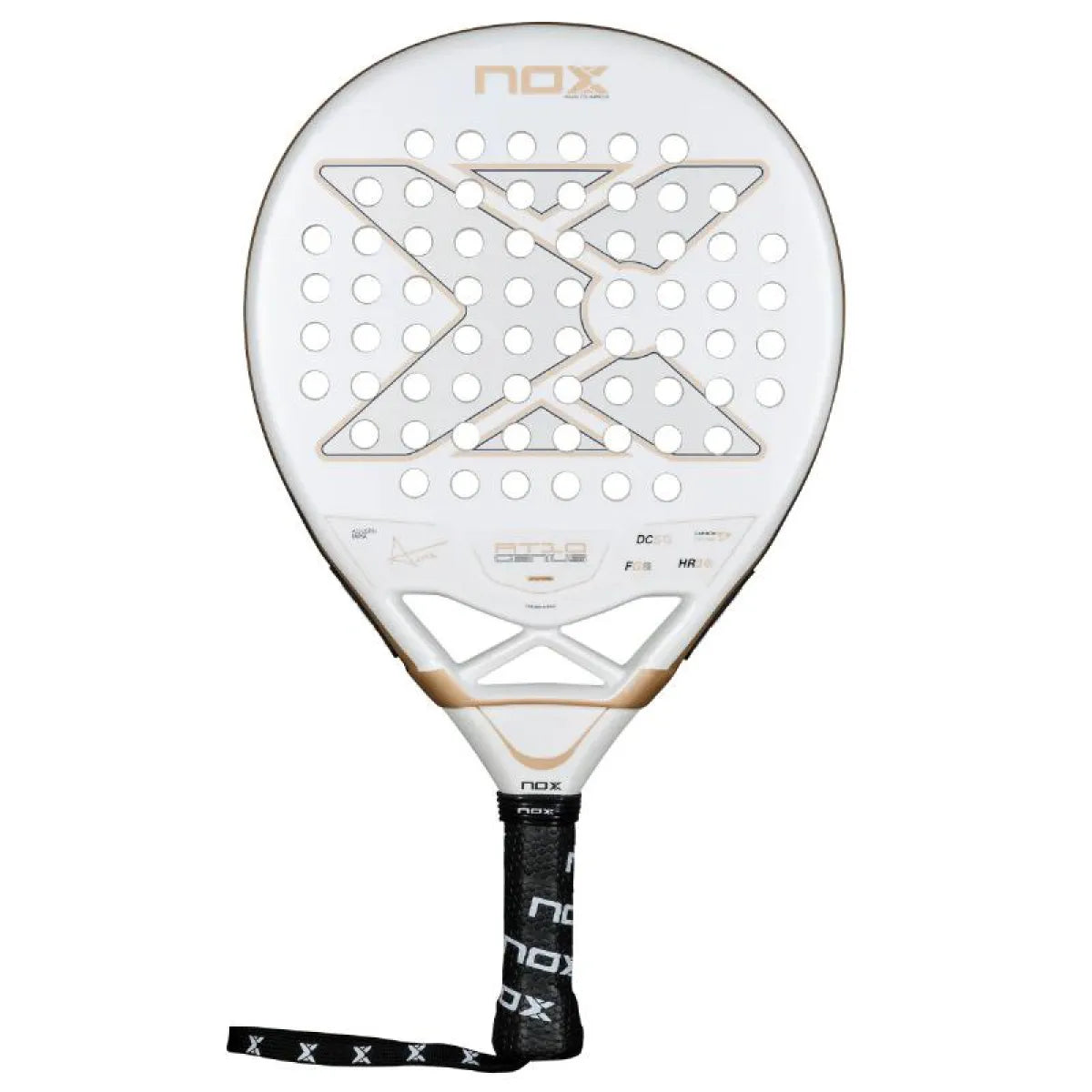 Raquette padel Nox Agustin Tapia AT10 Genius Junior 2026 — vue de face