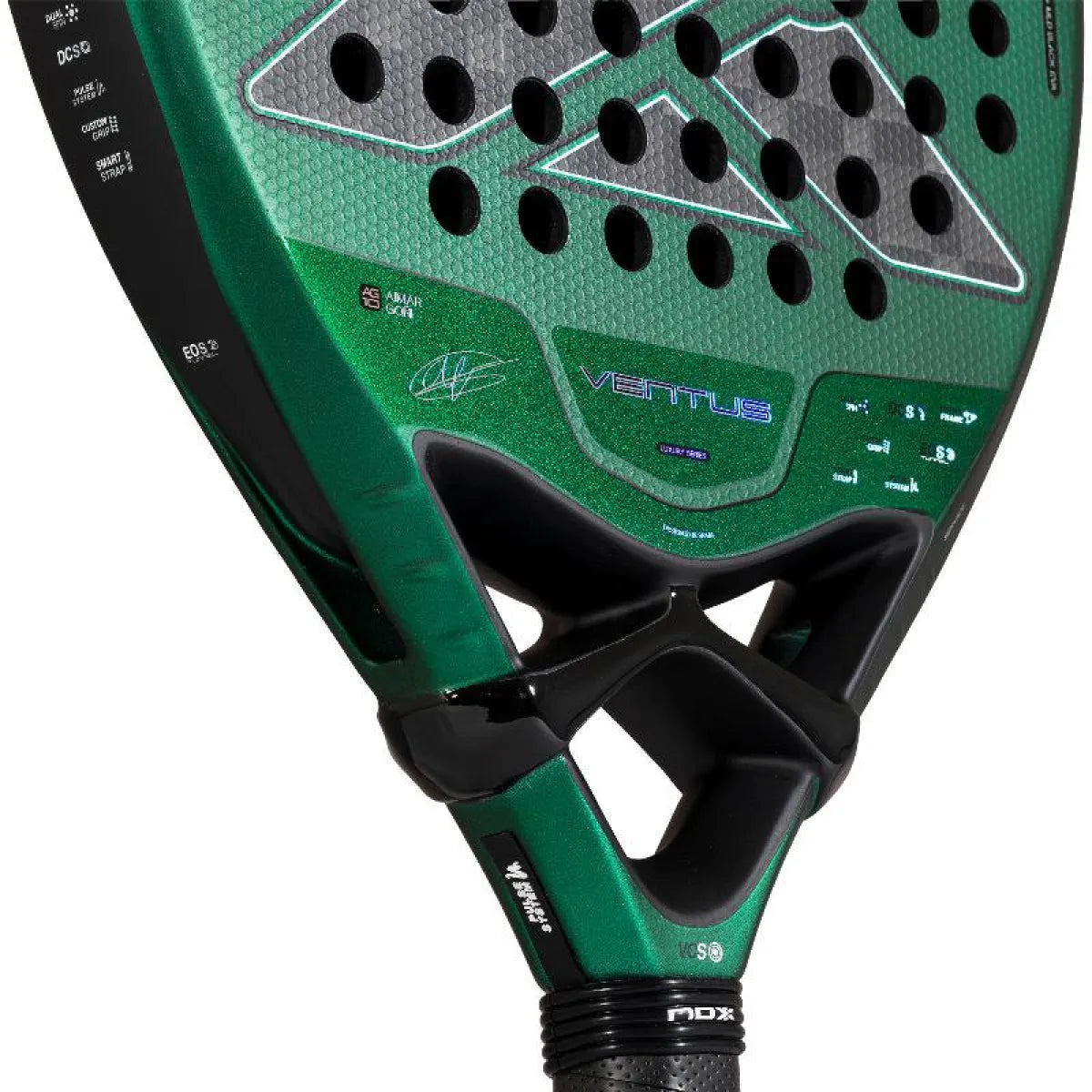 Raquette padel Nox Aimar GoÃ±i Ventus Attack 12K Xtrem 2027 — vue de dessus