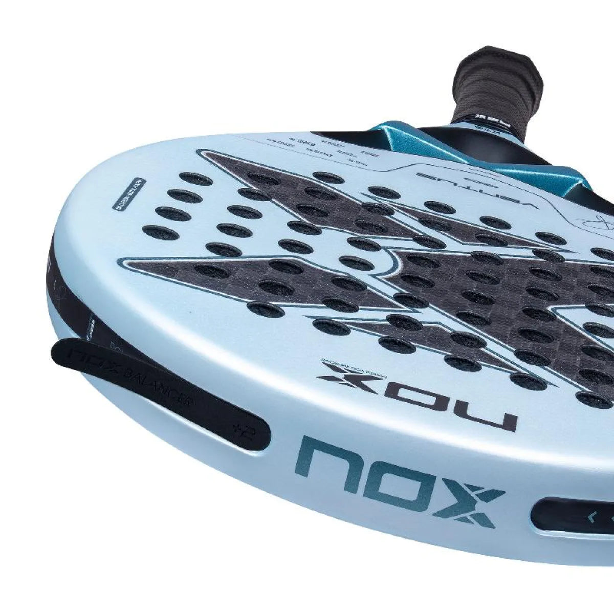 Raquette padel Nox Aranzazu Osoro VK10 Ventus 12K 2027 — vue de dos