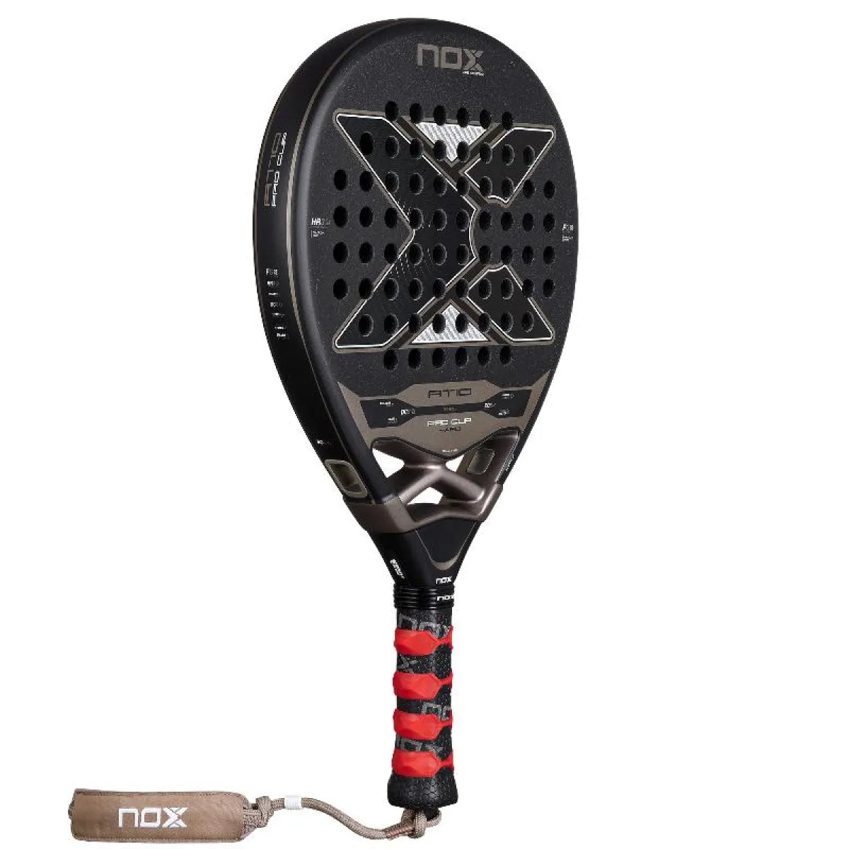 Raquette padel Nox AT10 Pro Cup Hard 2026 — vue de profil