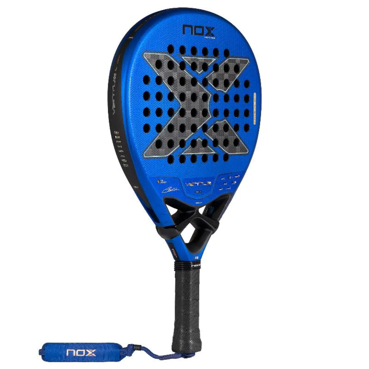 Raquette padel Nox Edu Alonso EA10 Ventus Hybrid 12K Xtrem 2027 — vue de profil