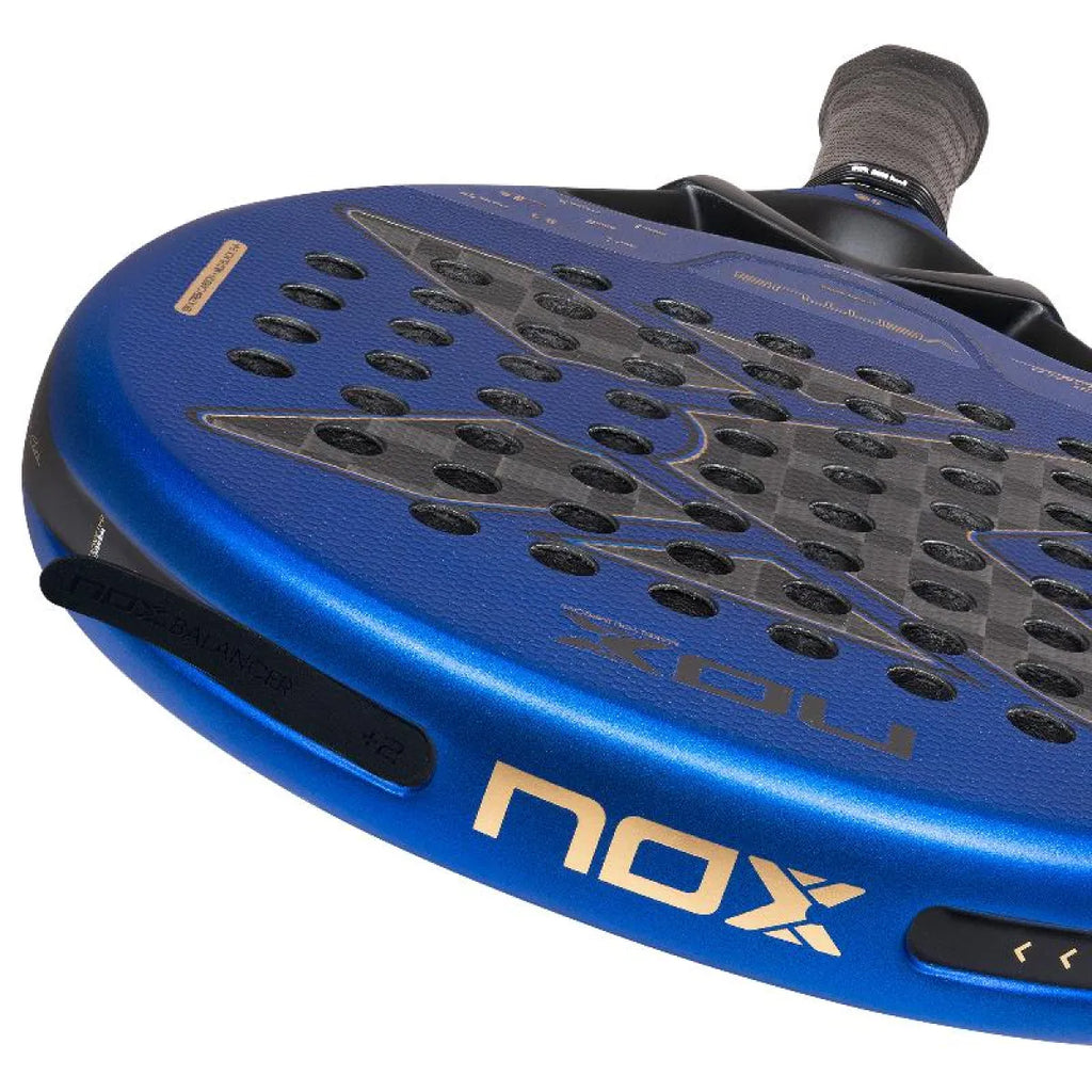 Raquette padel Nox Edu Alonso EA10 Ventus Hybrid 12K Xtrem 2027 — vue de dos